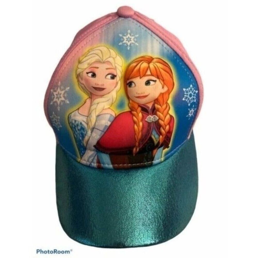 Frozen Elsa & Anna cap hat 3d pop girls kids  adjustable baseball cap New